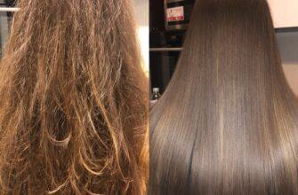 Волосы: до и после кератинирования